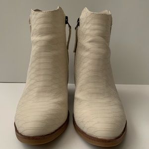 MIA Barby Ivory Croc Bootie